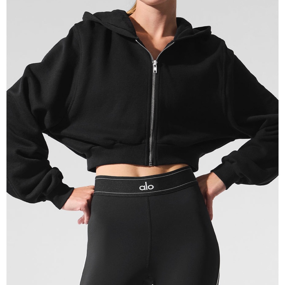 ALO Sweet Escape Hoodie-black